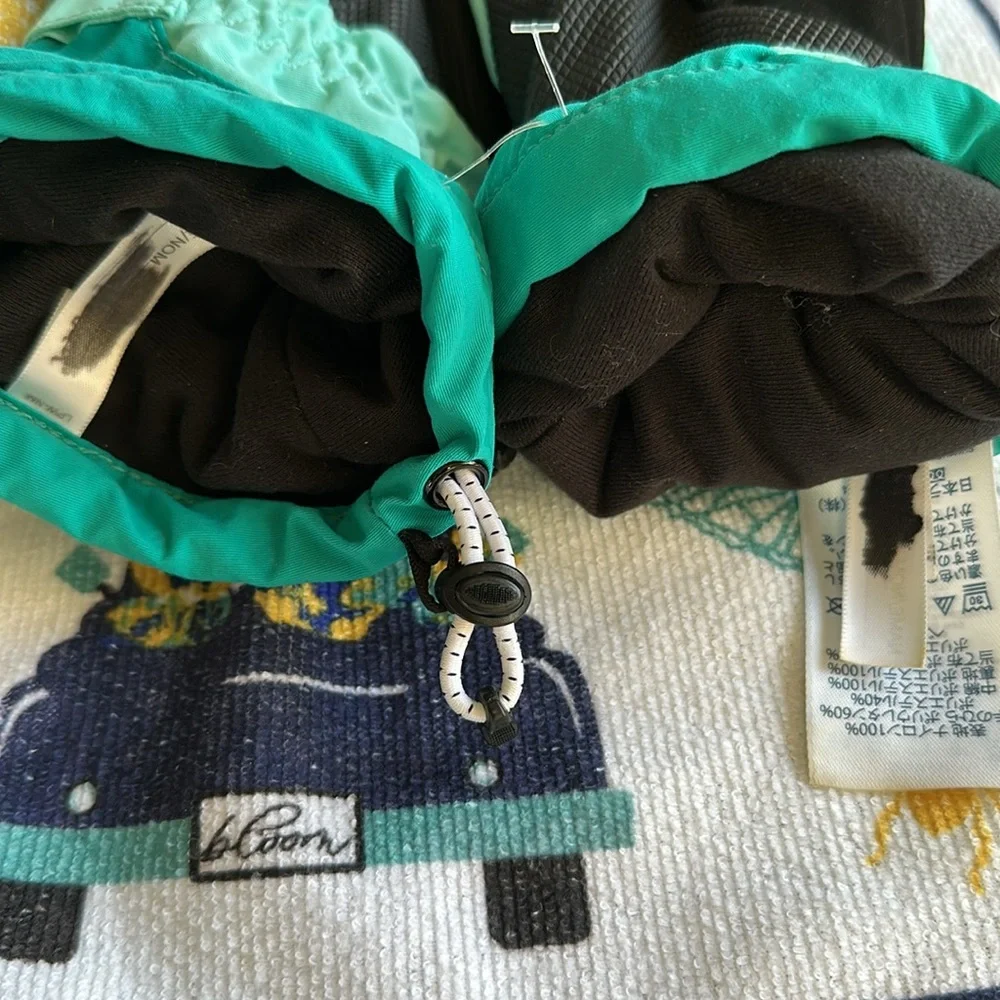 Lands End  Gloves Women’s Size M Teal & Black
